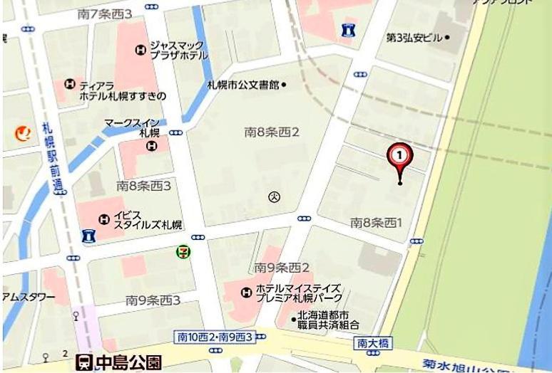 サービスアパ―トメントsapporo中島公園1Ldk802アパートメント エクステリア 写真